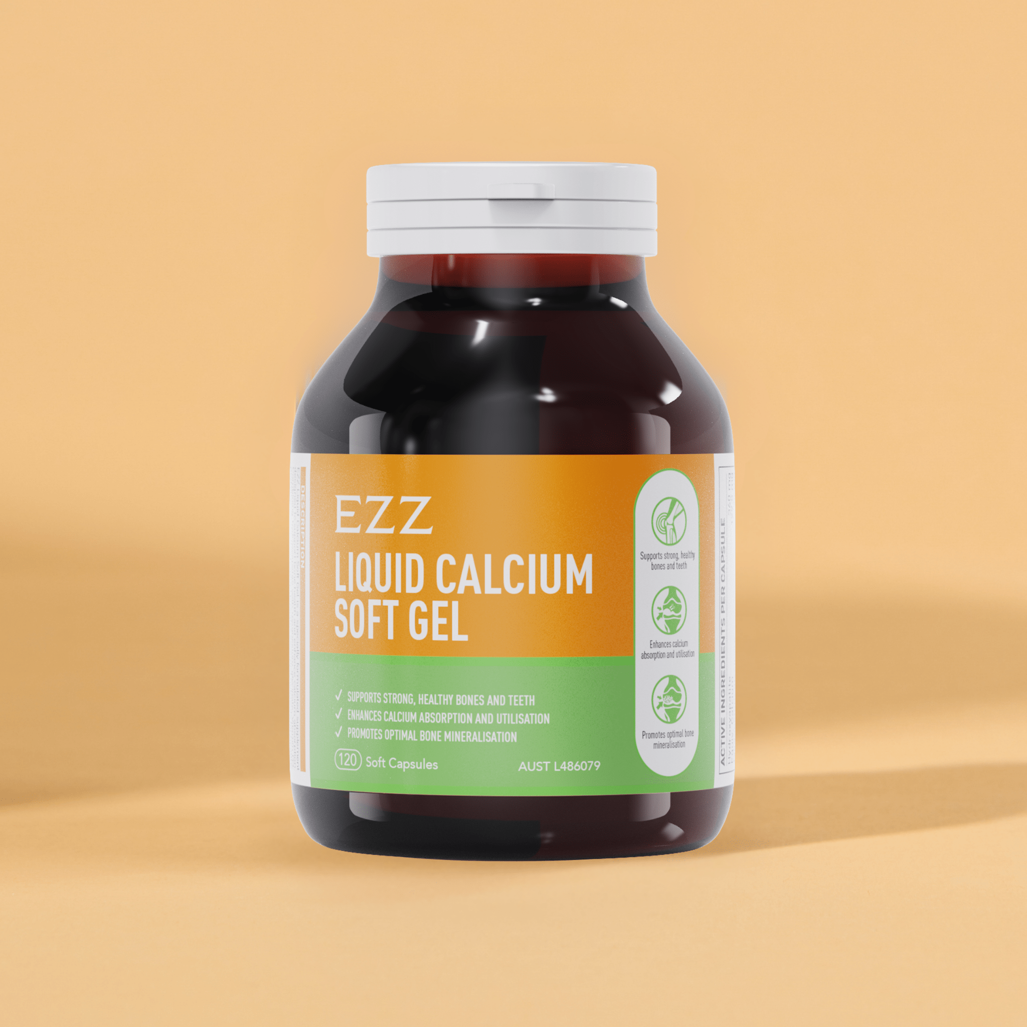 EZZ Liquid Calcium Soft Gel - EZZ OFFICIAL