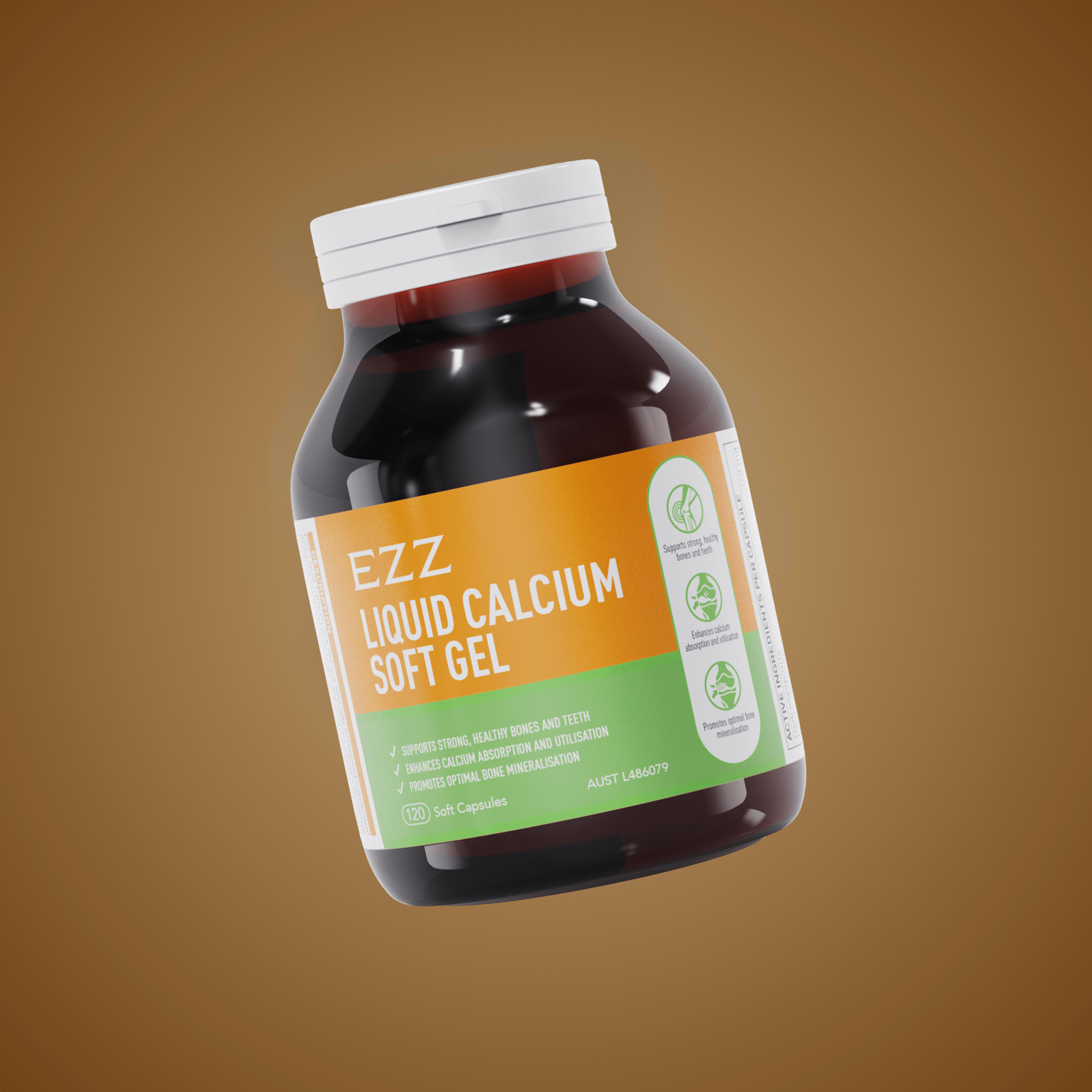 EZZ Liquid Calcium Soft Gel - EZZ OFFICIAL